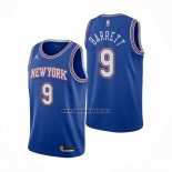 Camiseta New York Knicks RJ Barrett NO 9 Statement 2020-21 Azul