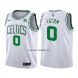 Camiseta Nino Boston Celtics Jayson Tatum NO 0 Association 2017-18 Blanco