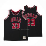 Camiseta Nino Chicago Bulls Michael Jordan NO 23 Mitchell & Ness 1997-98 Negro