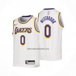 Camiseta Nino Los Angeles Lakers Russell Westbrook NO 0 Association 2022-23 Blanco