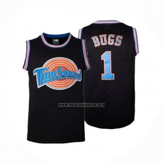 Camiseta Nino Tune Squad Bugs Bunny NO 1 Negro