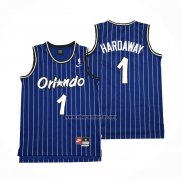 Camiseta Orlando Magic Anfernee Hardaway NO 1 Retro Azul