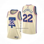 Camiseta Philadelphia 76ers Matisse Thybulle NO 22 Earned 2020-21 Crema