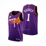Camiseta Phoenix Suns Devin Booker NO 1 Classic 2022-23 Violeta