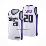 Camiseta Sacramento Kings Colby Jones NO 20 Association 2023-24 Blanco