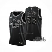 Camiseta San Antonio Spurs Zach Collins NO 23 Classic 2022-23 Negro