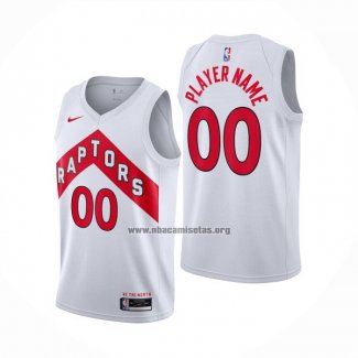 Camiseta Toronto Raptors Personalizada Association 2020-21 Blanco