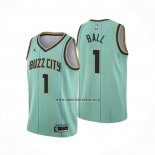 Camiseta Charlotte Hornets LaMelo Ball NO 1 Ciudad Verde