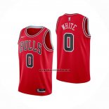 Camiseta Chicago Bulls Coby White NO 0 Icon Rojo