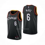 Camiseta Cleveland Cavaliers JaVale McGee NO 6 Ciudad 2020-21 Negro