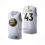 Camiseta Golden Edition Toronto Raptors Pascal Siakam NO 43 Blanco