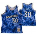 Camiseta Golden State Warriors Stephen Curry NO 30 Galaxy Azul