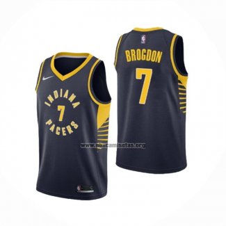 Camiseta Indiana Pacers Malcolm Brogdon NO 7 Icon Azul