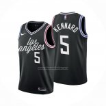 Camiseta Los Angeles Clippers Luke Kennard NO 5 Ciudad 2022-23 Negro