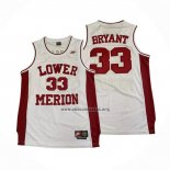 Camiseta Lower Merion Kobe Bryant NO 33 Blanco