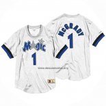 Camiseta Manga Corta Orlando Magic Tracy McGrady NO 1 Blanco