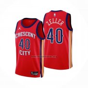 Camiseta New Orleans Pelicans Cody Zeller NO 40 Statement 2023-24 Rojo