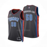 Camiseta Oklahoma City Thunder Jeremiah Robinson-Earl NO 50 Ciudad 2022-23 Gris