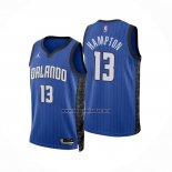 Camiseta Orlando Magic R.J. Hampton NO 13 Statement 2022-23 Azul
