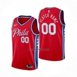 Camiseta Philadelphia 76ers Personalizada Statement Rojo