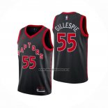 Camiseta Toronto Raptors Freddie Gillespie NO 55 Statement 2020-21 Negro