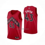 Camiseta Toronto Raptors Pascal Siakam NO 43 Icon 2020-21 Rojo