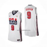 Camiseta USA 1992 Michael Jordan NO 9 Blanco