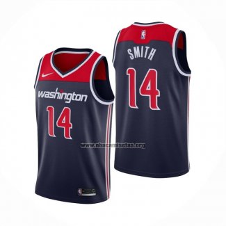 Camiseta Washington Wizards Ish Smith NO 14 Statement Azul