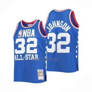 Camiseta All Star 1985 Magic Johnson NO 32 Azul