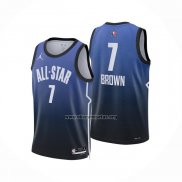 Camiseta All Star 2023 Boston Celtics Jaylen Brown NO 7 Azul