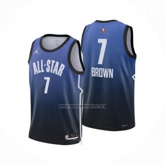 Camiseta All Star 2023 Boston Celtics Jaylen Brown NO 7 Azul