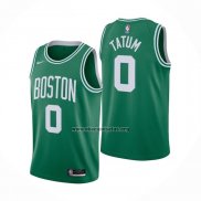 Camiseta Boston Celtics Jayson Tatum NO 0 Icon 2020-21 Verde
