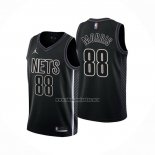 Camiseta Brooklyn Nets Markieff Morris NO 88 Statement 2022-23 Negro