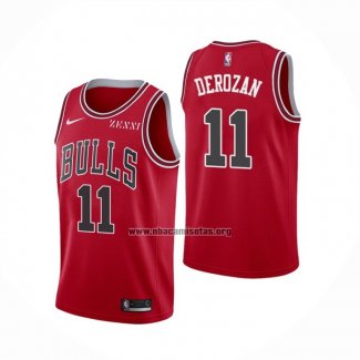 Camiseta Chicago Bulls Demar Derozan NO 11 Icon 2021-22 Rojo