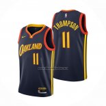 Camiseta Golden State Warriors Klay Thompson NO 11 Ciudad 2020-21 Negro