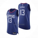 Camiseta Los Angeles Clippers Paul George NO 13 Icon 2020-21 Autentico Azul