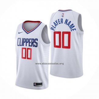 Camiseta Los Angeles Clippers Personalizada Association 2020-21 Blanco