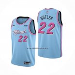 Camiseta Miami Heat Jimmy Butler NO 22 Ciudad Azul