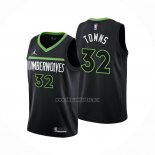 Camiseta Minnesota Timberwolves Karl-Anthony Towns NO 32 Statement 2022-23 Negro