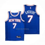 Camiseta New York Knicks Carmelo Anthony NO 7 Statement 2020-21 Azul