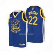 Camiseta Nino Golden State Warriors Andrew Wiggins NO 22 Icon Azul