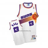 Camiseta Phoenix Suns Steve Nash NO 13 Retro Blanco