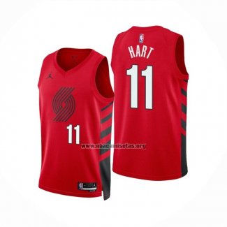 Camiseta Portland Trail Blazers Josh Hart NO 11 Statement 2022-23 Rojo