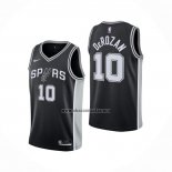 Camiseta San Antonio Spurs DeMar DeRozan NO 10 Icon 2020-21 Negro