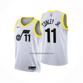 Camiseta Utah Jazz Mike Conley Jr. NO 11 Association 2022-23 Blanco