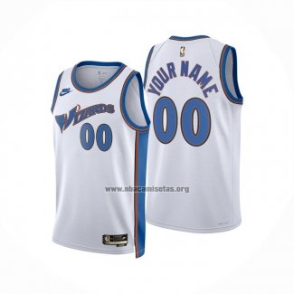 Camiseta Washington Wizards Personalizada Classic 2022-23 Blanco