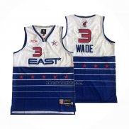 Camiseta All Star 2006 Dwyane Wade NO 3 Azul Blanco