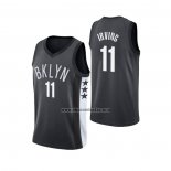 Camiseta Brooklyn Nets Kyrie Irving NO 11 Statement Negro