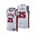 Camiseta Chicago Bulls Dalen Terry NO 25 Ciudad 2022-23 Blanco