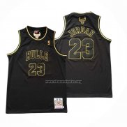 Camiseta Chicago Bulls Michael Jordan NO 23 Retro 1997-98 Negro